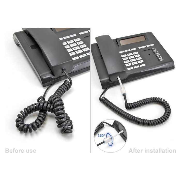 DeLOCK Adaptador de cable telefónico RJ10 macho a RJ10 hembra con cable de conexión 30 mm DeLOCK Adaptador de cable telefónico RJ10 macho a RJ10 hembra con cable de conexión 30 mm