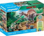 PLAYMOBIL Ataque del Spinosaurus 71820 con Vehículo y Grúa
