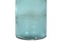 DKD Home Decor Jarrón de Cristal Reciclado Botella 18x18x74,5 cm