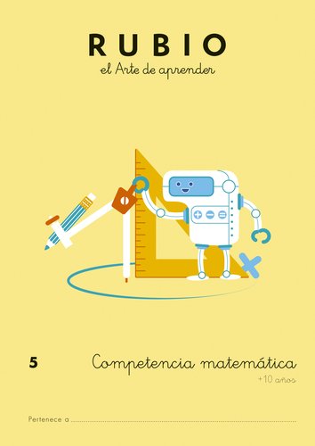 Rubio Cuaderno competencia matemática 5 A4