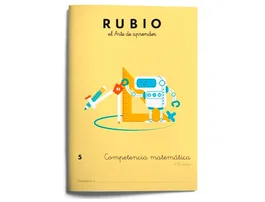 Rubio Cuaderno Competencia Matemática 5, 5º Primaria A4, Actividades Matemáticas