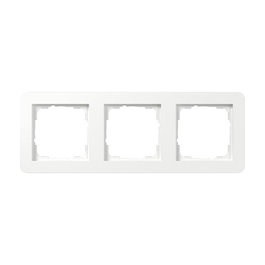 GIRA 0213150 Placa ciega de 3 módulos Blanco