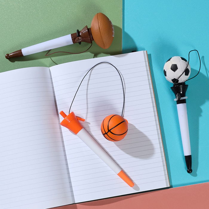 The Concept Factory Bolígrafo Rugby, Fútbol, Baloncesto Colección My Funny Papet