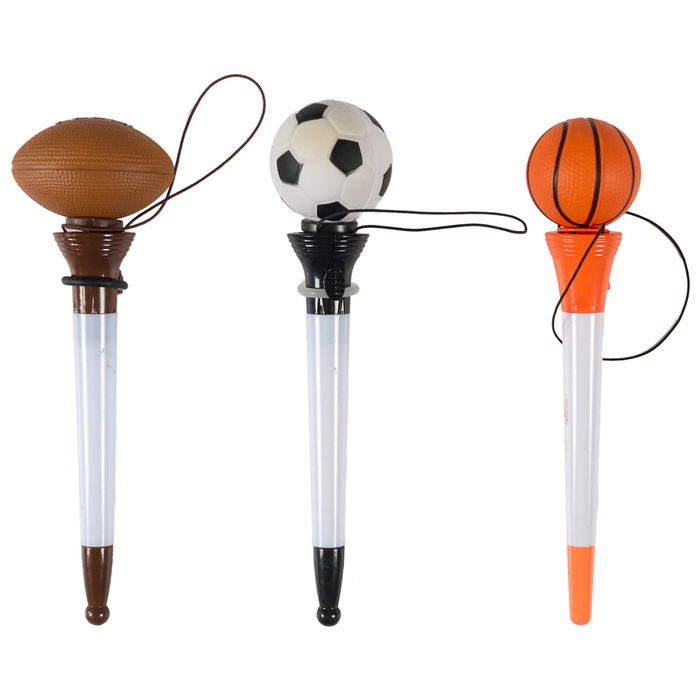 The Concept Factory Bolígrafo Rugby, Fútbol, Baloncesto Colección My Funny Papet