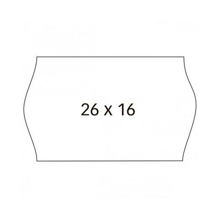 Swing Etiquetas Adhesivas Permanentes 26x16mm Blanco (Set de 36 rollos)