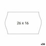 Swing Etiquetas Adhesivas Permanentes 26x16mm Blanco (Set de 36 rollos)