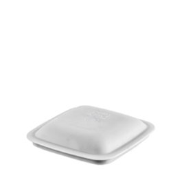 AMC Politray Tapa Rígida 12 x 12 cm, Policarbonato, Gris (Set de 25)