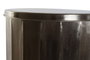 DKD Home Decor Set de 2 Mesitas Auxiliares de Metal con Tapa, Dorado