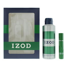 Set Izod: Green, Scented Spray, For Men, 200 ml + Green, Eau De Toilette, For Men, 15 ml