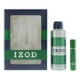 Izod Green Gift Set con Body Spray de 200 ml y Eau De Toilette de 15 ml