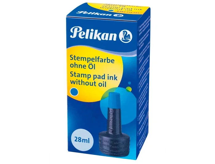 Pelikan Tinta para Tampon Azul Bote 28 ml Pelikan Tinta para Tampon Azul Bote 28 ml