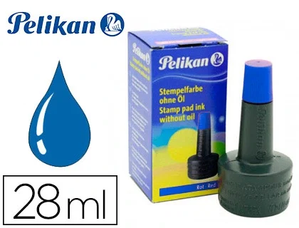 Pelikan Tinta para Tampon Azul Bote 28 ml Pelikan Tinta para Tampon Azul Bote 28 ml
