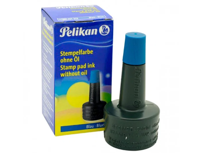 Pelikan Tinta para Tampon Azul Bote 28 ml Pelikan Tinta para Tampon Azul Bote 28 ml