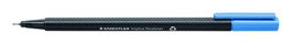 Rotulador Fibra Staedtler 334 Triplus Fineliner Azul Cielo (Set de 10)