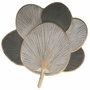 DKD Home Decor Decoración de Pared MDF 121x121 Dorado y Gris