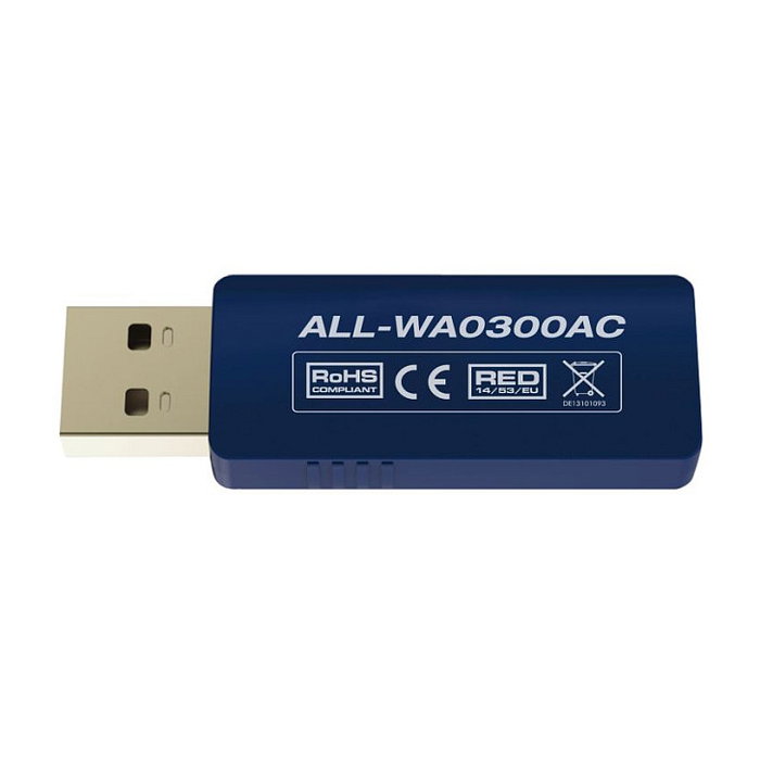 ALLNET Adaptador Wi-Fi USB ALL-WA0300AC Wireless AC 800Mbps Dual Band 2.4GHz/5GHz