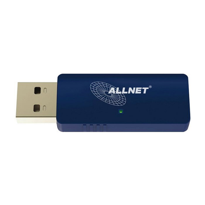 ALLNET Adaptador Wi-Fi USB ALL-WA0300AC Wireless AC 800Mbps Dual Band 2.4GHz/5GHz