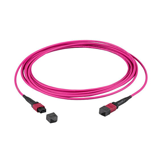 EFB Elektronik MTP(F)-MTP(F) Patchkabel OM4 12 Fasern Typ B LSZH erika-violett 15m EFB Elektronik MTP(F)-MTP(F) Patchkabel OM4 12 Fasern Typ B LSZH erika-violett 15m
