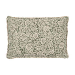 Cojín Flores Beige Oscuro 60 X 40 cm (Set de 2)