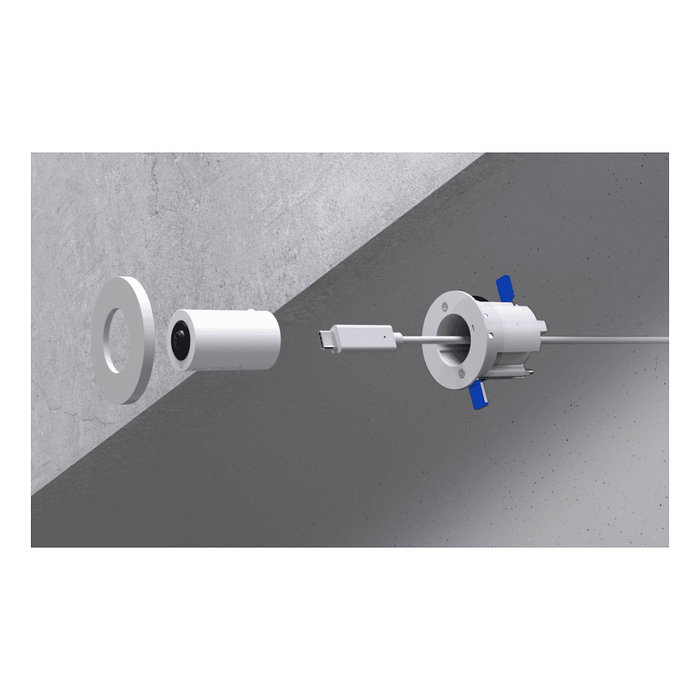Ubiquiti UVC-AI-Theta-Pro - Cámara de Seguridad IP 360° AI Theta Professional, 4MP, Interior, Techo/Pared, Visión 180°, PoE
