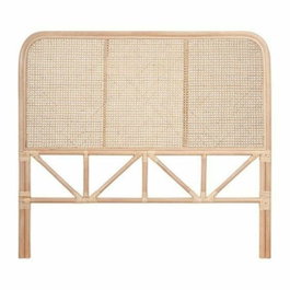 DKD Home Decor Cabecero de Cama de Rattan Natural 176x126 cm