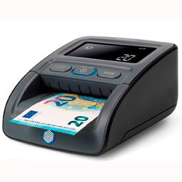 Safescan Detector Automático de Billetes 155-S con 7 Formas de Detección de Billetes Falsos, Alarma Visual y Sonora, Pantalla LCD