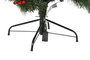 DKD Home Decor Árbol de Navidad LED PVC 135x135x225 cm Verde con 450 LEDs