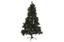 DKD Home Decor Árbol de Navidad LED PVC 135x135x225 cm Verde con 450 LEDs