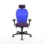 PIQUERAS Y CRESPO Silla de oficina Jorquera Morado/Azul