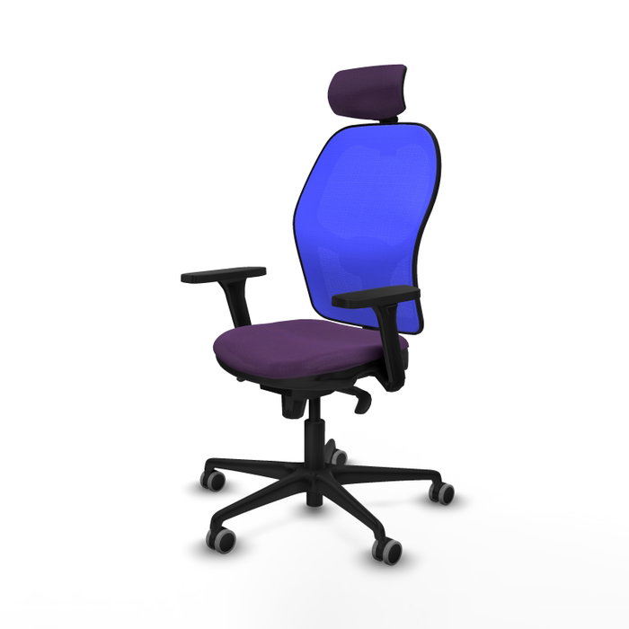 PIQUERAS Y CRESPO Silla de oficina Jorquera Morado/Azul