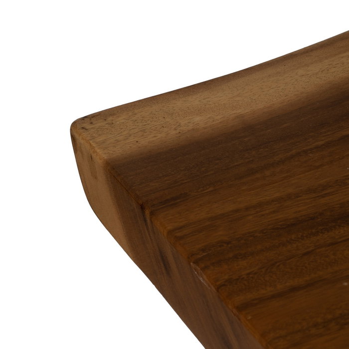 Mesa Comedor Natural Madera-Hierro Salón 300 X 80 X 80 cm Mesa Comedor Natural Madera-Hierro Salón 300 X 80 X 80 cm