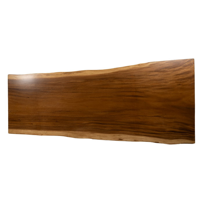 Mesa Comedor Natural Madera-Hierro Salón 300 X 80 X 80 cm Mesa Comedor Natural Madera-Hierro Salón 300 X 80 X 80 cm