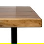 Mesa Comedor Natural Madera-Hierro Salón 300 X 80 X 80 cm