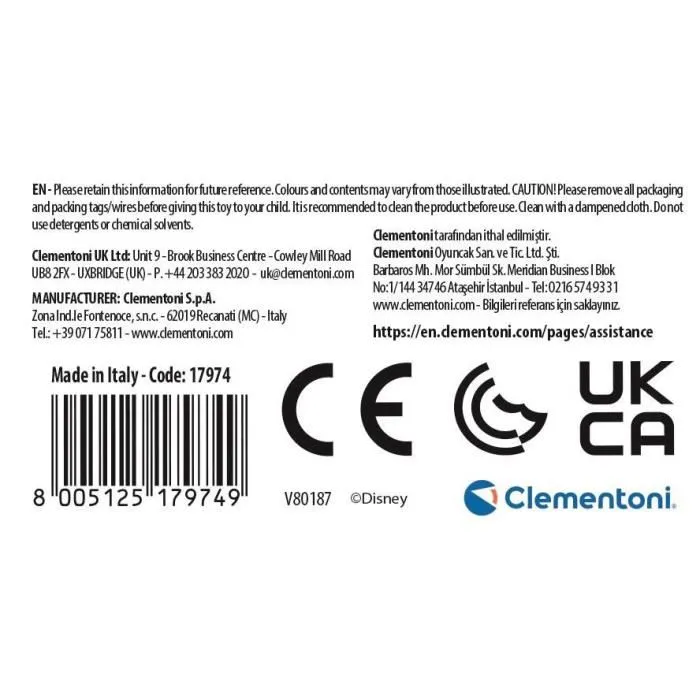 Clementoni 8005125179749 Punto de autobús Clemmy