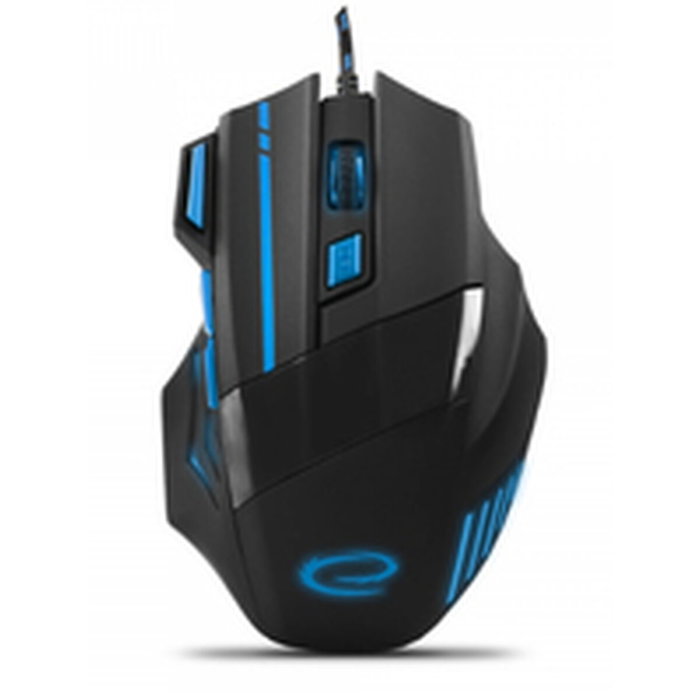Raton esperanza egm201b mx201 wolf cableado 7d gaming optical mouse usb - azul