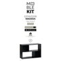 Moblekit Estantería Cuborectangular ISAR de 4 Compartimentos