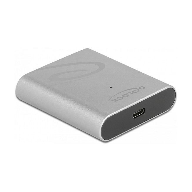 DeLOCK Lector de tarjetas CFexpress USB Type-C™ en aluminio plata DeLOCK Lector de tarjetas CFexpress USB Type-C™ en aluminio plata