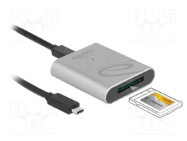 DeLOCK Lector de tarjetas USB Type-C™ para CFexpress, Plata
