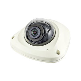 Hanwha Wisenet X Cámara IP Minidomo Móvil 2MP AI 2.4mm Antivandálico WDR IK10 IP66 NEMA 4X PoE Conector M12