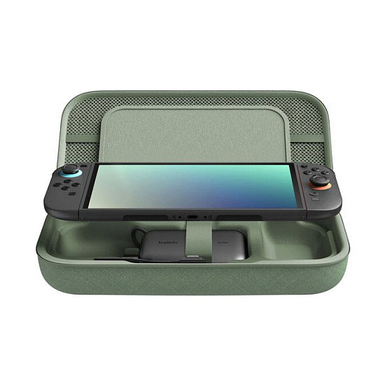 Belkin Estuche de Carga y Batería 10.000 mAh para Nintendo Switch 2, Verde