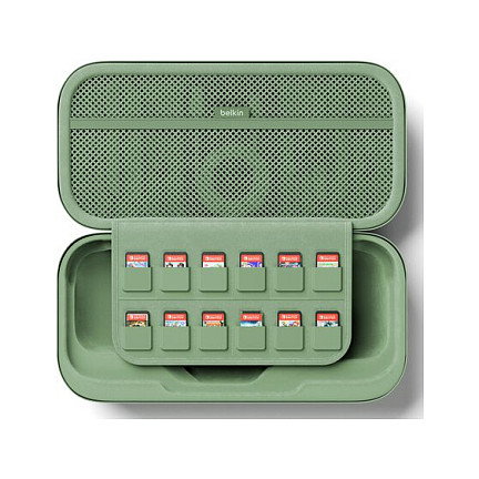 Belkin Estuche de Carga y Batería 10.000 mAh para Nintendo Switch 2, Verde