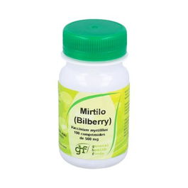 GHF Arándano 500mg, 100 Comprimidos - Apoyo Nutricional para la Vista