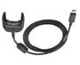 Zebra CBL-MC33-USBCHG-01 Cargador USB de Carga Rápida Negro para PDA MC33 - Interior