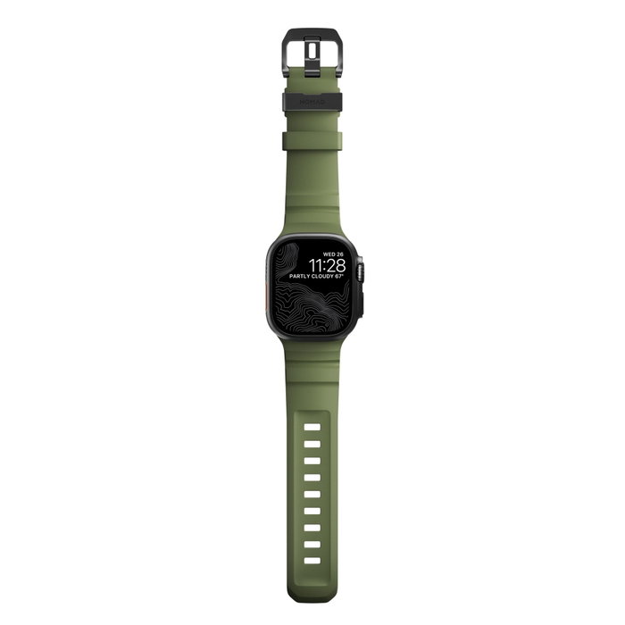 Nomad Rocky Point Band para Apple Watch 42/44/45/49mm - Forest Connector Black Nomad Rocky Point Band para Apple Watch 42/44/45/49mm - Forest Connector Black