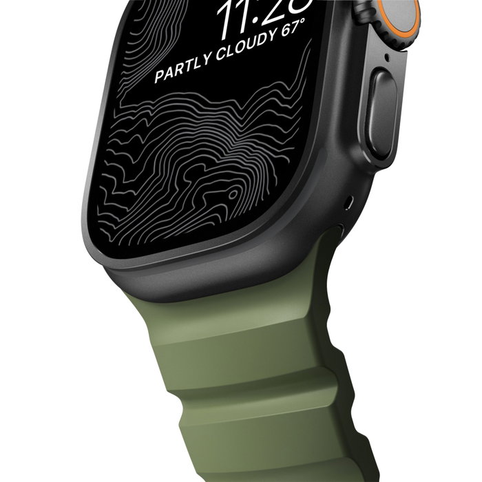 Nomad Rocky Point Band para Apple Watch 42/44/45/49mm - Forest Connector Black Nomad Rocky Point Band para Apple Watch 42/44/45/49mm - Forest Connector Black