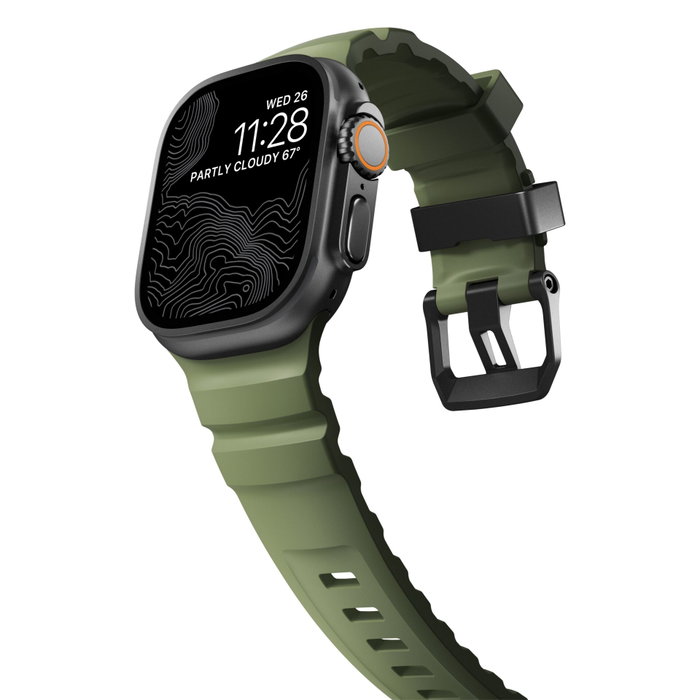 Nomad Rocky Point Band para Apple Watch 42/44/45/49mm - Forest Connector Black Nomad Rocky Point Band para Apple Watch 42/44/45/49mm - Forest Connector Black