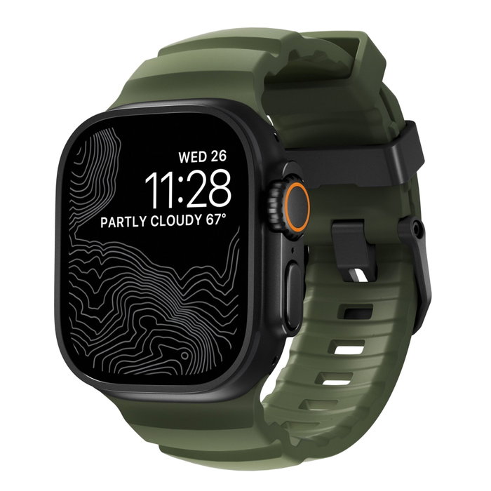 Nomad Rocky Point Band para Apple Watch 42/44/45/49mm - Forest Connector Black Nomad Rocky Point Band para Apple Watch 42/44/45/49mm - Forest Connector Black