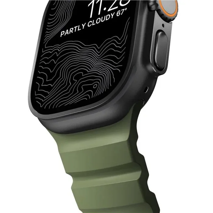 Nomad Rocky Point Band para Apple Watch 42/44/45/49mm - Forest Connector Black Nomad Rocky Point Band para Apple Watch 42/44/45/49mm - Forest Connector Black