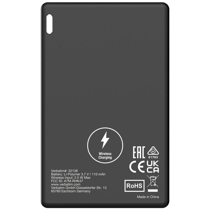 Verbatim My Finder Card negro Bluetooth MYFCR-01B
