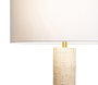 DKD Home Decor Lámpara de Pie Moderna Crudo Dorado 42 x 152 x 42 cm